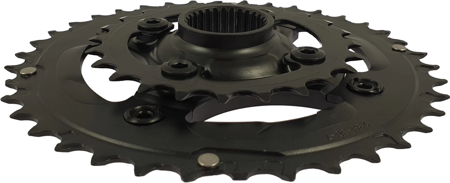 Giant - Plateau Double 38 / 24 Dents, Compatible 9 /10 Vitesses Avec Spider – Image 3